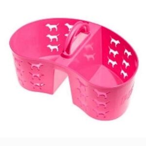 Victoria’s Secret Pink Logo Dog Plastic Shower Caddy New